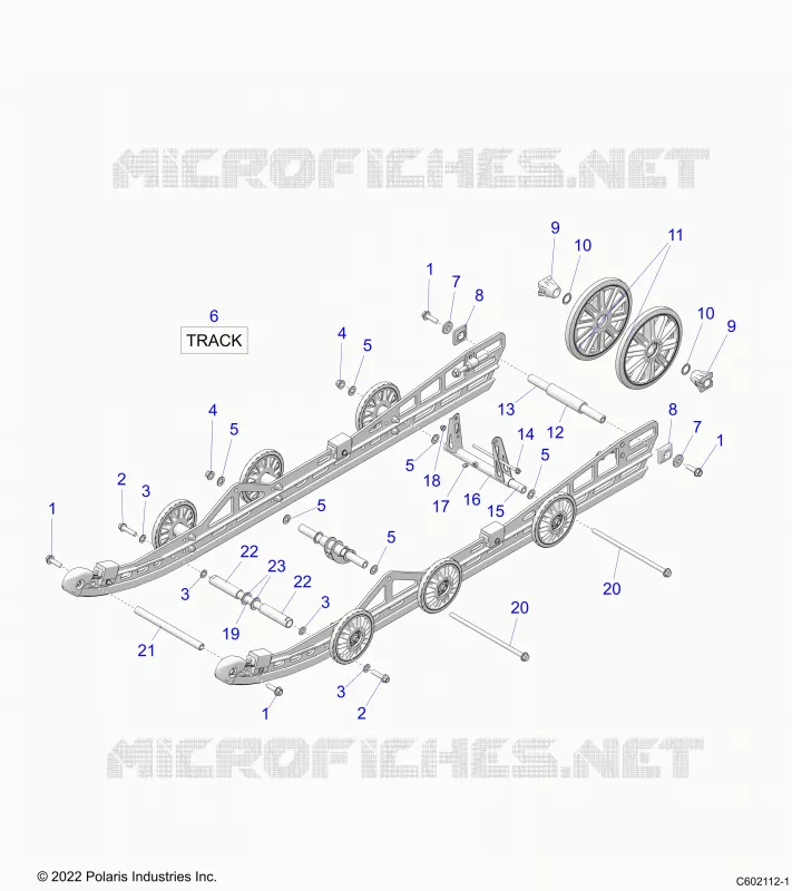 SUSPENSION ARRIERE AND TRACK