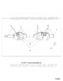 DRIVE TRAIN, TRANSMISSION AVANT SHAFT