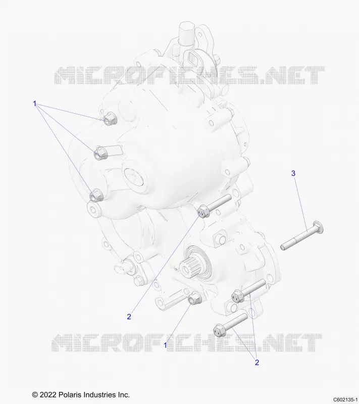 SYSTÃˆME DE TRANSMISSION, GEARCASE MOUNTING