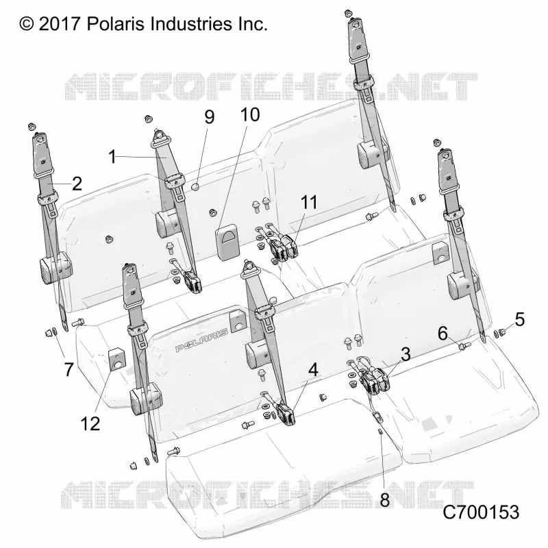 SIEGE BELT MOUNTING