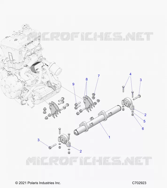 MOTEUR, MOUNTING & LONG BLOCK
