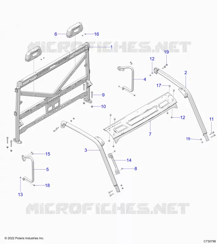 CHASSIS, CAB CADRE