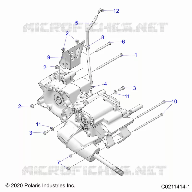SYSTÃˆME DE TRANSMISSION, MAIN GEARCASE MOUNTING