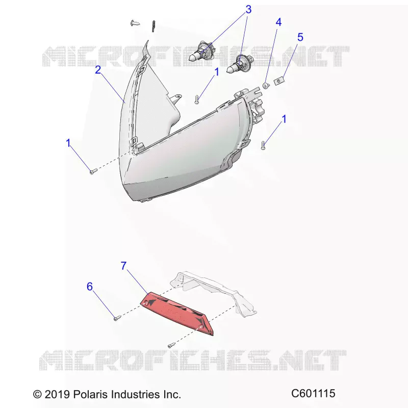 ELECTRICITE, HEADLIGHT AND TAILLIGHT