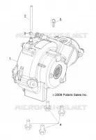 DRIVE TRAIN, FRONT SUPPORT PONT