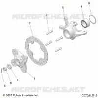 SUSPENSION AVANT CARRIER- Z22N4M99AR (C0704127-2)
