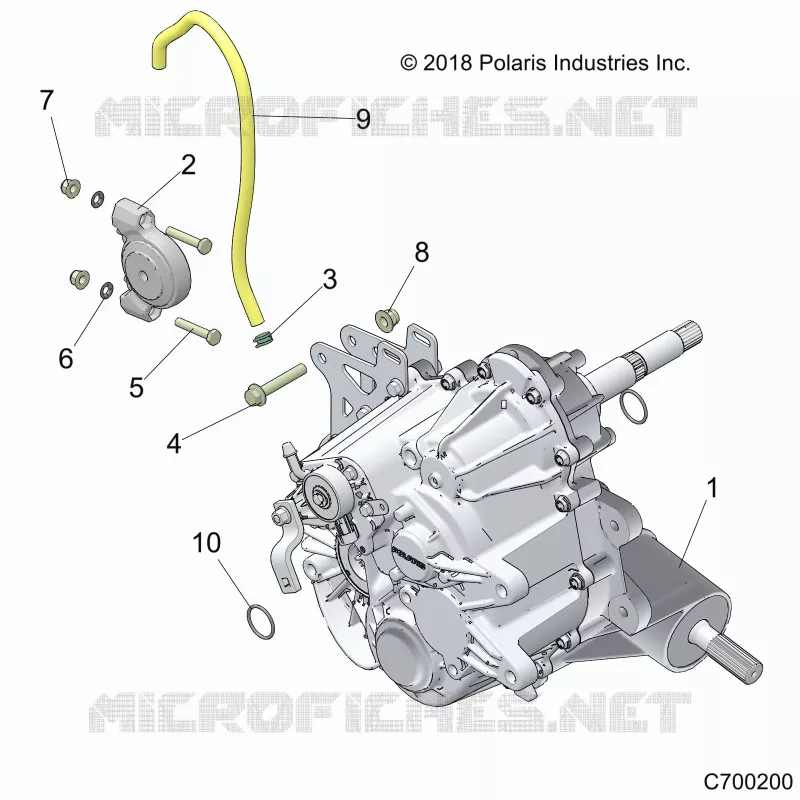 DRIVE TRAIN, MAIN SUPPORT PONT