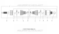 SYSTÈME DE TRANSMISSION, ARBRE DE TRANSMISSION ARRIERE