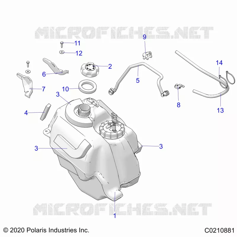 SYSTÃˆME D'ALIMENTATION, FUEL TANK ASM.