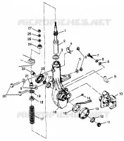 JAMBE DE FORCE AVANT Scrambler 400L W97BC38C (4939893989B004)
