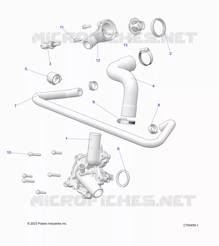 MOTEUR, WATERPUMP AND BYPASS