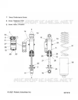 SUSPENSION, AMORTISSEUR AVANT TRACK