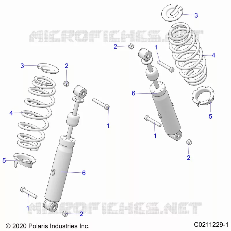 SUSPENSION ARRIERE SHOCK