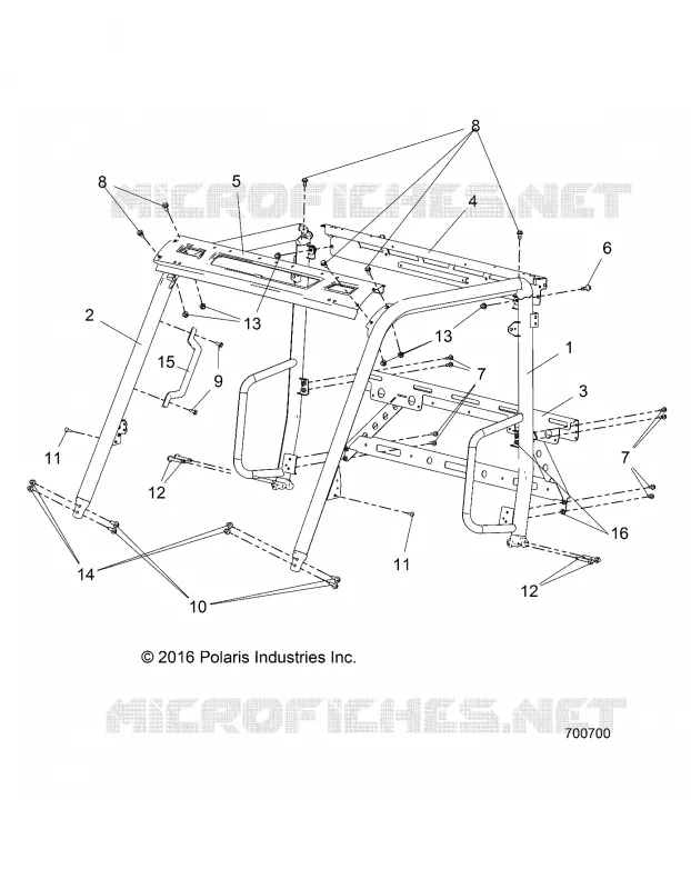 CHASSIS, CAB CADRE