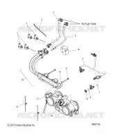 FUEL SYSTEM, RAIL, LINES AND CORPS DE PAPILON