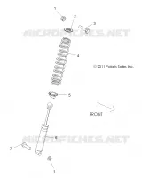 SUSPENSION, AMORTISSEUR ARRIERE MOUNTING