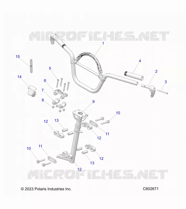 STEERING, FIXATION GUIDON