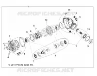 SYSTÈME DE TRANSMISSION, FRONT PONT INTERNALS 1332842