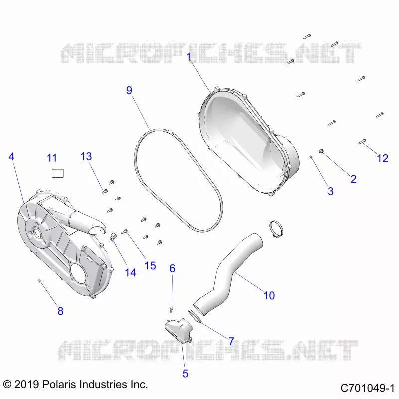 SYSTÃˆME DE TRANSMISSION, CLUTCH COVER AND DUCTING