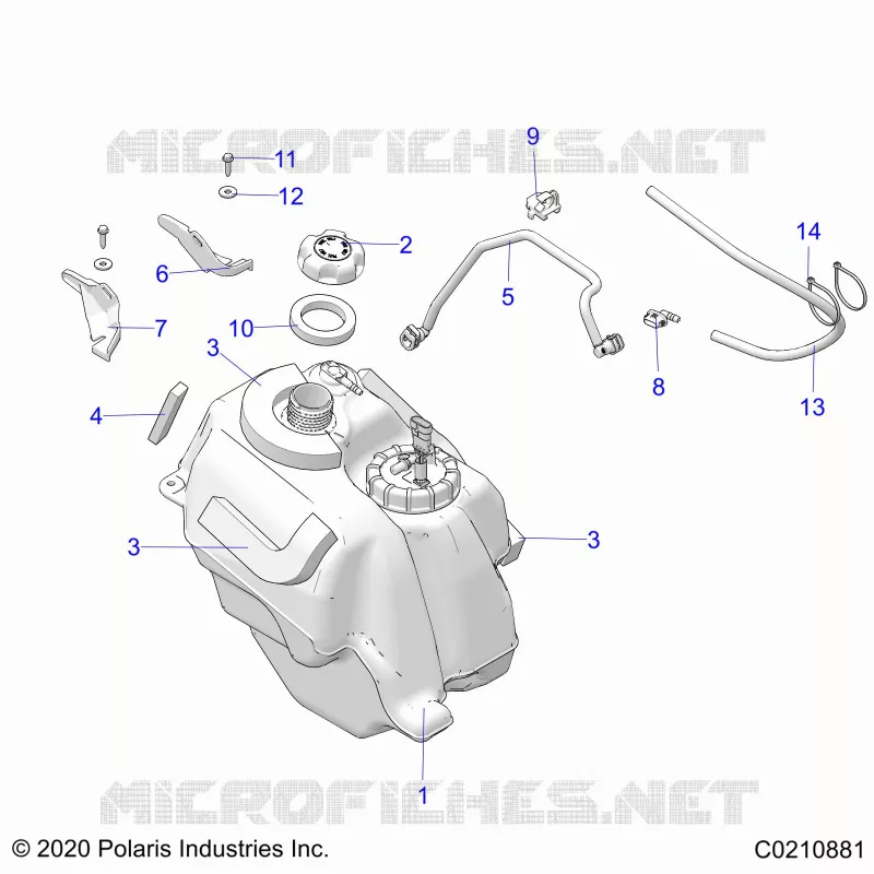 SYSTÃˆME D'ALIMENTATION, FUEL TANK ASM.