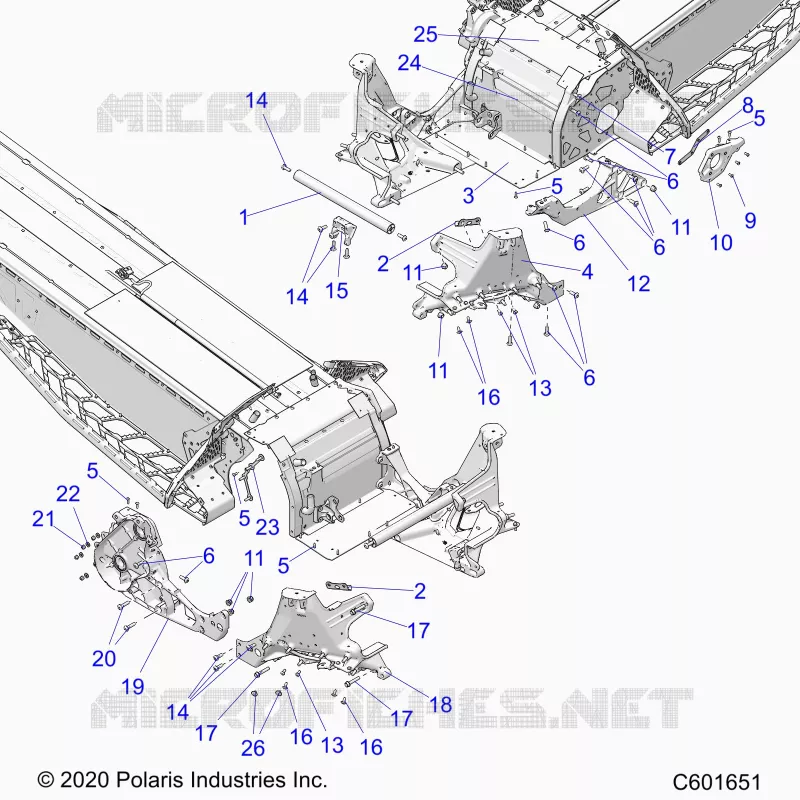 CHASSIS, BULKHEAD ASM.