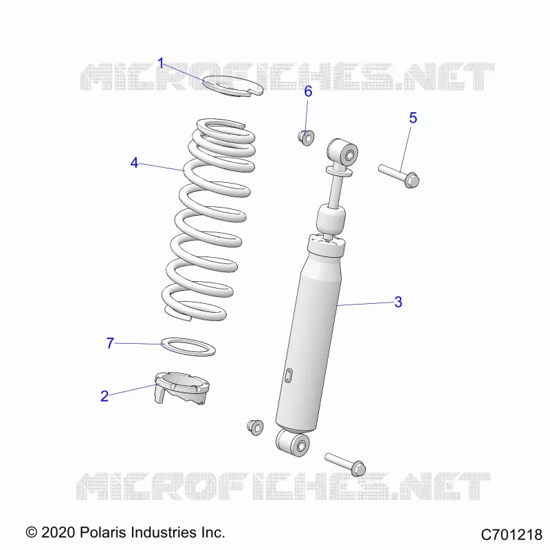 SUSPENSION, AMORTISSEUR AVANT MOUNTING