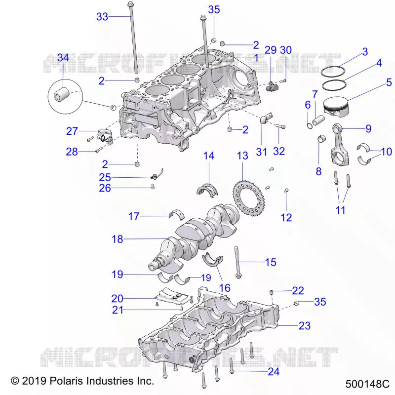 CYLINDRE BLOCK AND RELATED