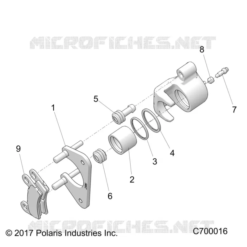 BRAKES, ETRIER DE FREIN ARRIERE