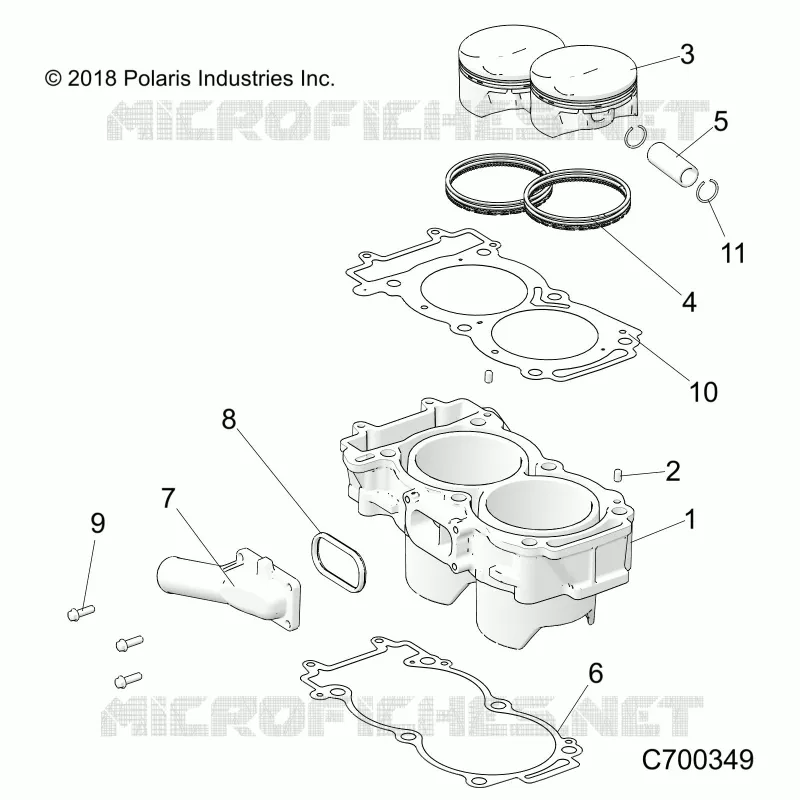 CYLINDRE AND PISTON