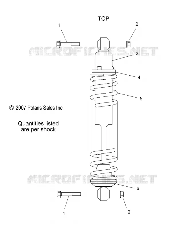 SUSPENSION, AMORTISSEUR IFS