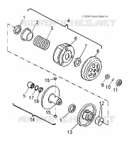 SYSTEME DE TRANSMISSION, SECONDARY CLUTCH