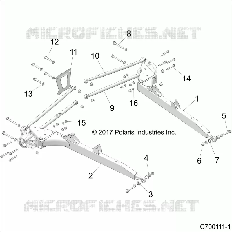 SUSPENSION ARRIERE CONTROL ARMS