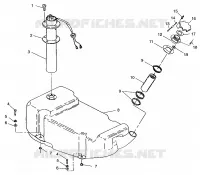CARBURANT TANK SL 650 STD B954358 (4932923292A009)
