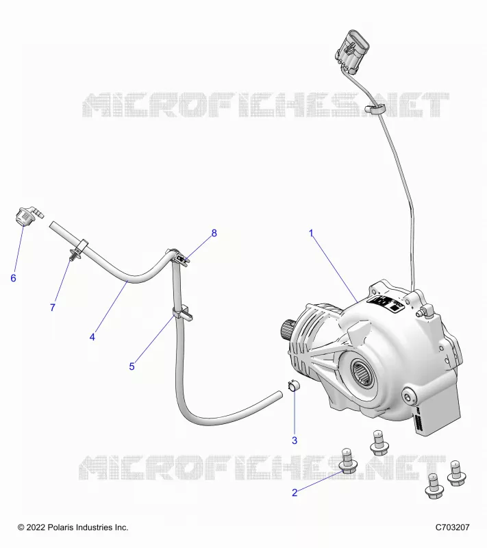 SYSTÃˆME DE TRANSMISSION, FRONT GEARCASE MOUNTING
