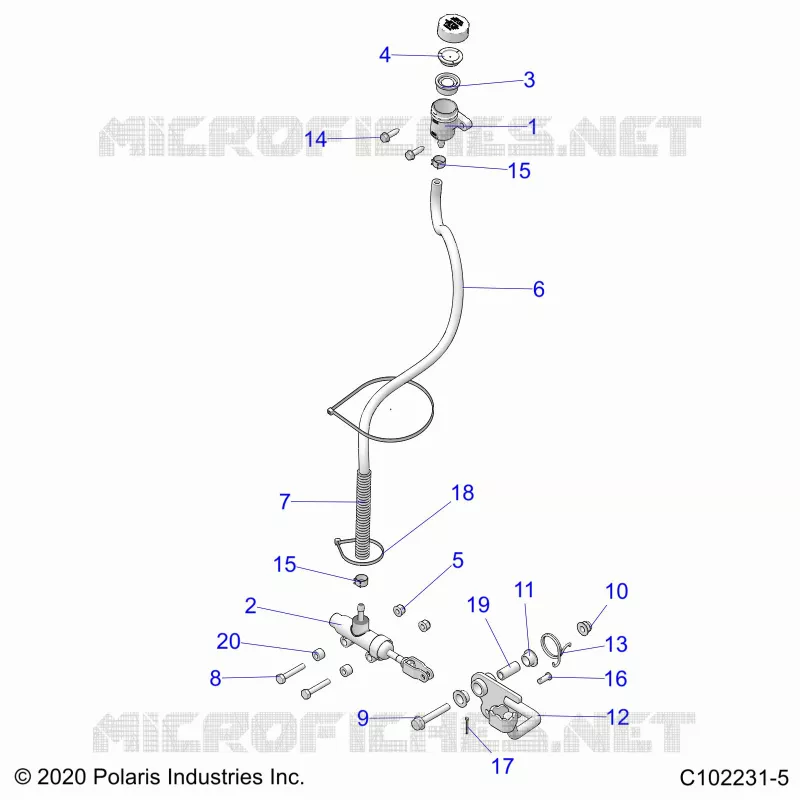 BRAKES, BRAKE PEDAL AND MAITRE CYLINDRE