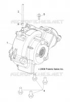 DRIVE TRAIN, FRONT SUPPORT PONT