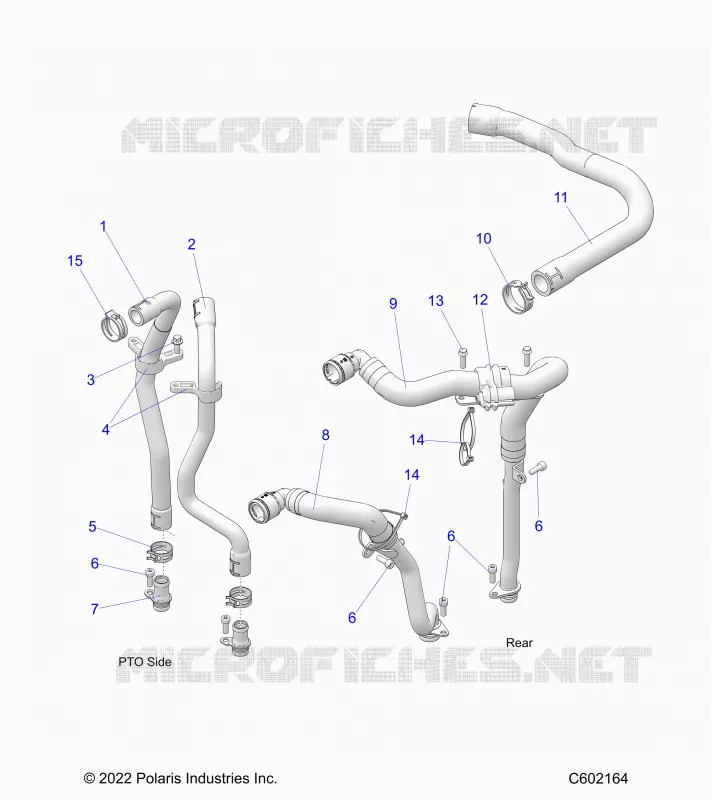 ENGINE, SYSTÃˆME REFROIDISSEMENT D'HUILE HOSES
