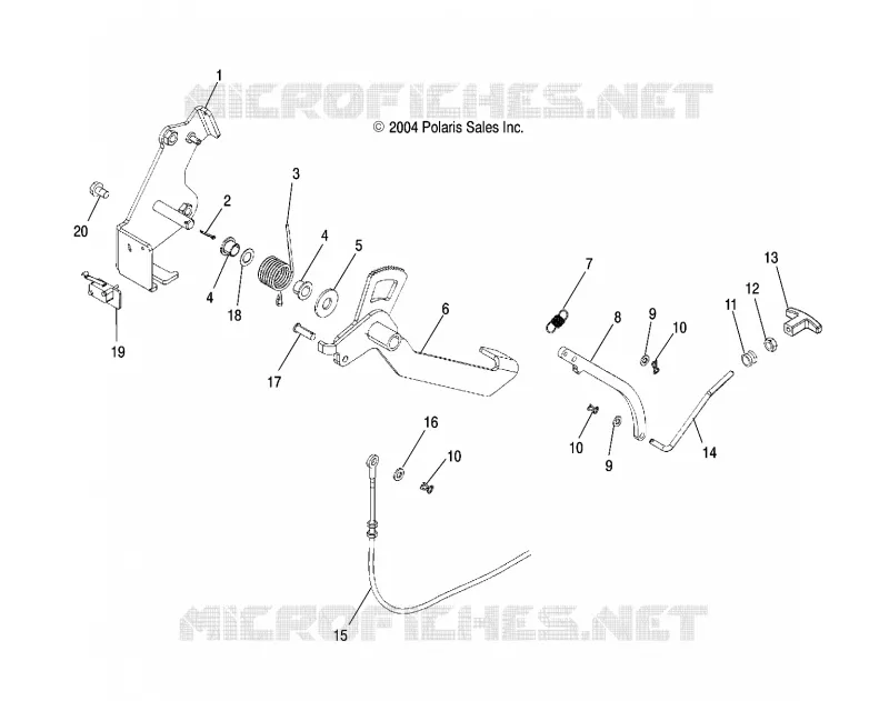 FREIN DE PARKING PEDAL