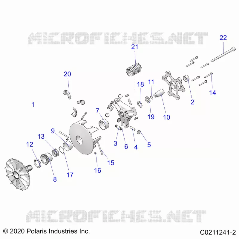 SYSTÃˆME DE TRANSMISSION, PRIMARY CLUTCH