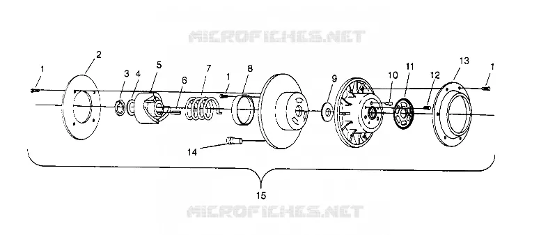 EMBRAYAGE DE TRANSMISSION ASSEMBLY  500 EFI 0952774, EFI SKS 0952574,   EFI SKS PT 0952 (4929052905C004)