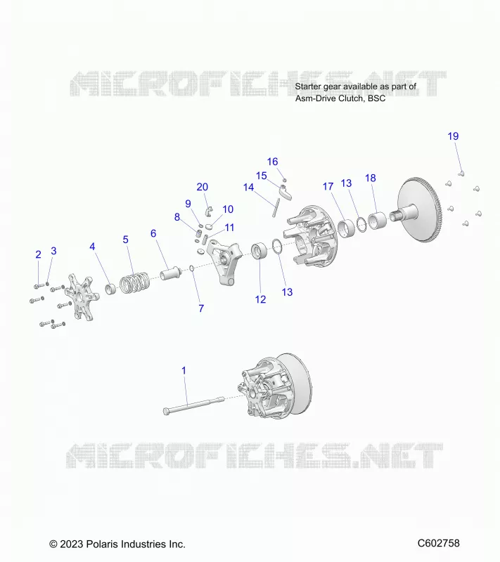 SYSTÃˆME DE TRANSMISSION, CLUTCH, PRIMARY