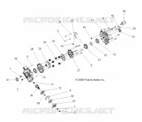 SYSTÈME DE TRANSMISSION ARRIERE DIFFERENTIAL INTERNALS