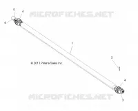 DRIVE TRAIN, FRONT ARBRE DE TRANSMISSION