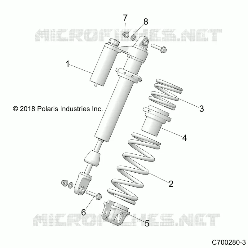 SUSPENSION, AMORTISSEUR AVANT MOUNTING