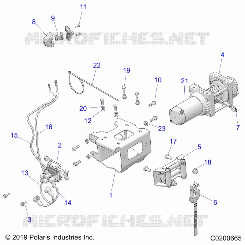 CHASSIS, TREUIL