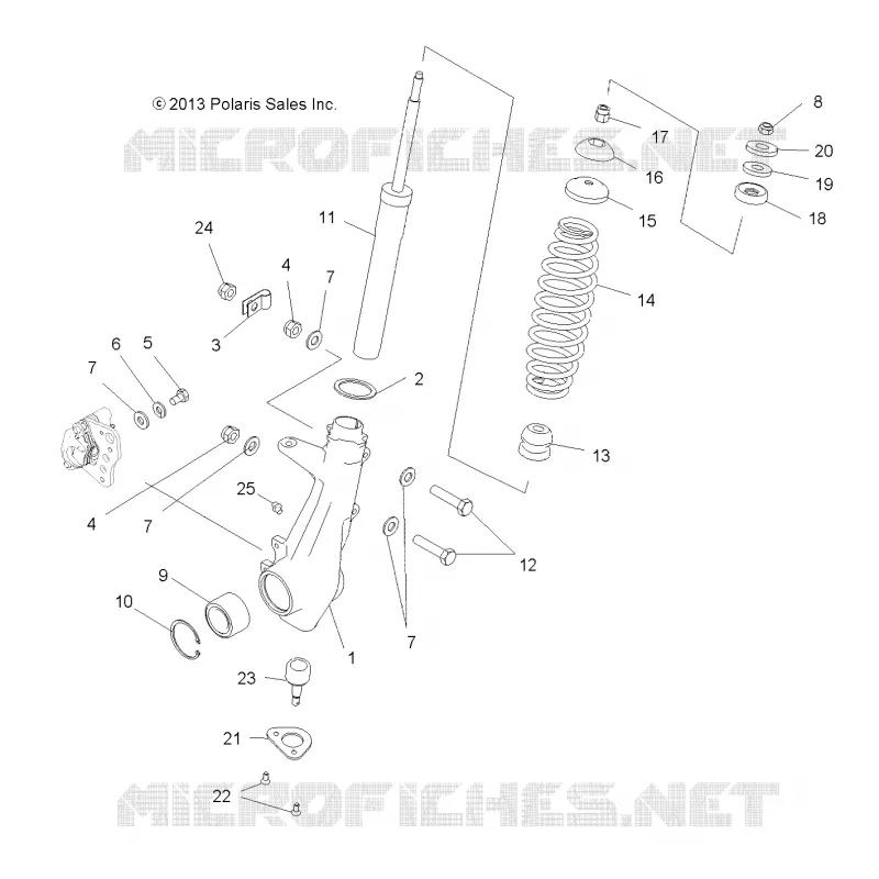 SUSPENSION AVANT STRUT