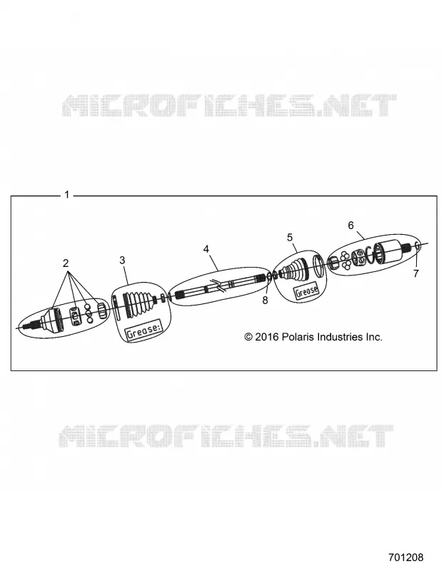 DRIVE TRAIN, CARDAN AVANT