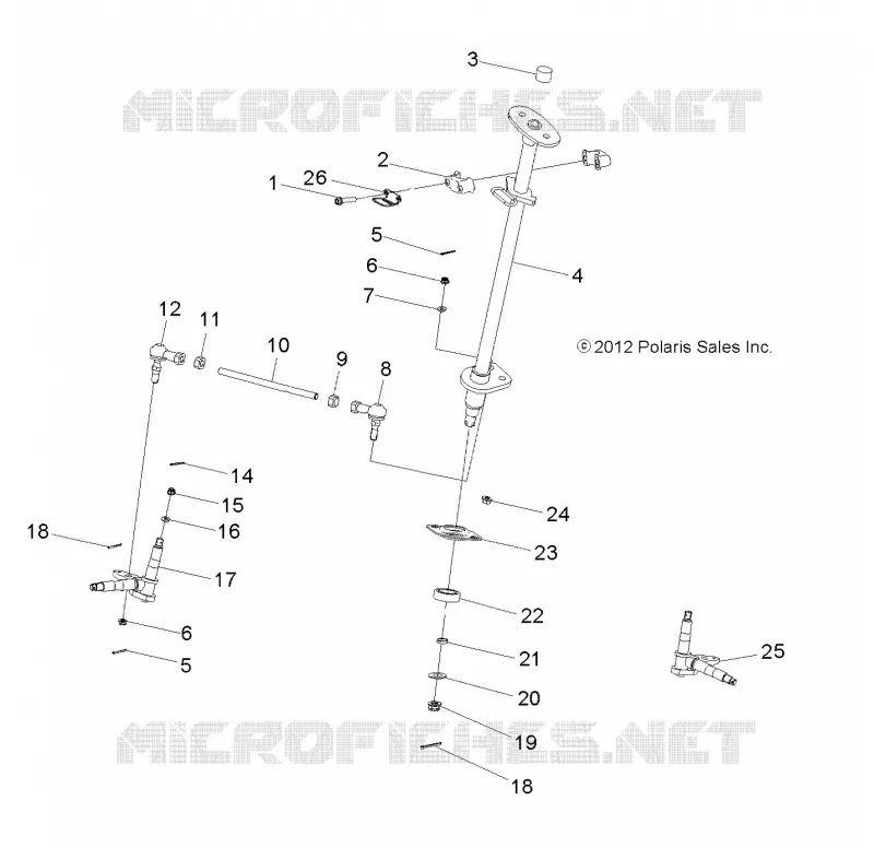 STEERING, COLONNE DE DIRECTION AND TIE ROD ASM.