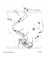 SYSTÈME D'ALIMENTATION, RAIL, LINES AND THROTTLE BODY