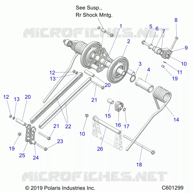SUSPENSION, BRAS DE SUSPENSION ARRIERE